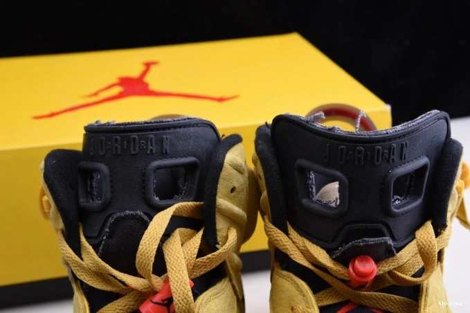 Reps TBK CN1084-300 6 TRAVIS YELLOW X SCOTT AIR JORDAN 0816